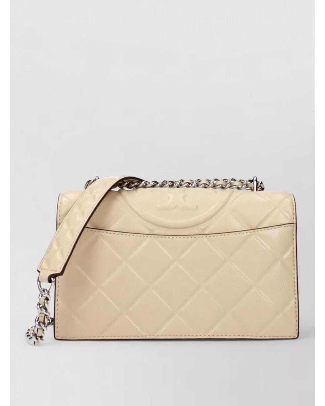 Tory Burch Natural Leather Clutch Bag