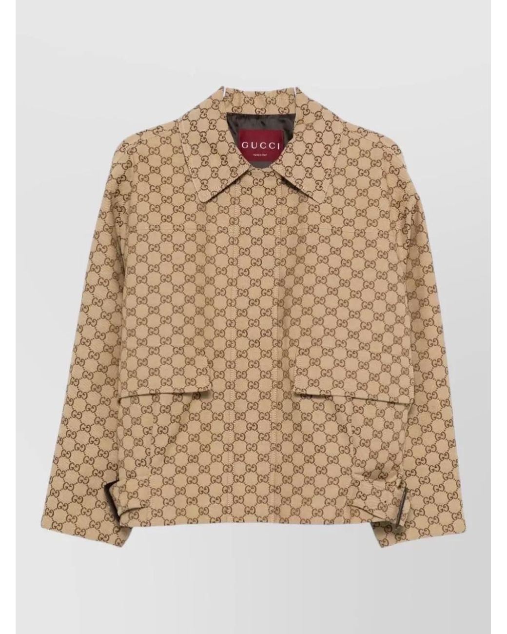Gucci Natural Cotton Bomber Jacket