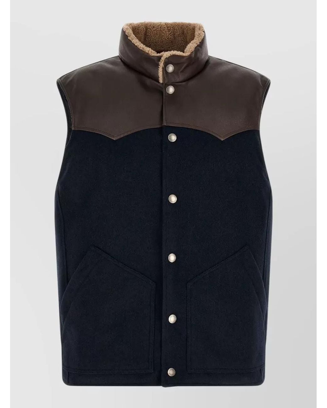 Brunello Cucinelli Blue Waistcoats for men