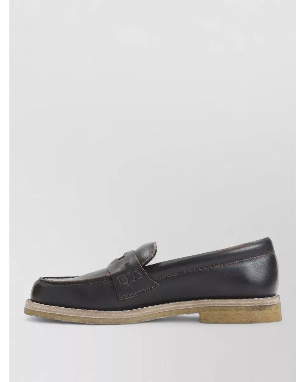 Golden Goose Deluxe Brand Black Leather Loafers for men