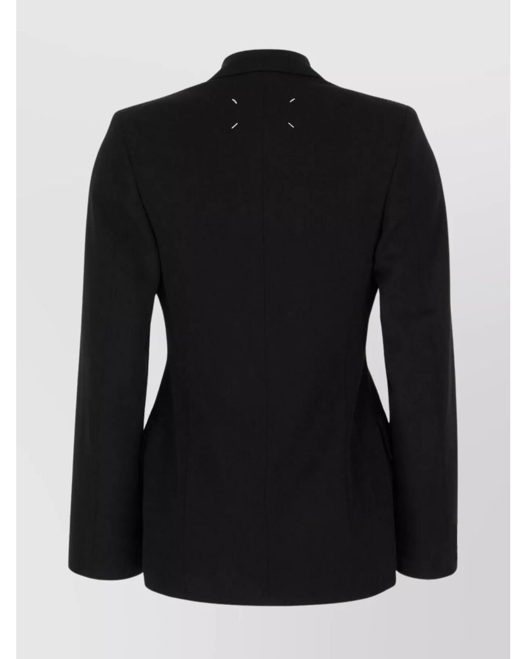 Maison Margiela Black Wool Double-Breasted Blazer