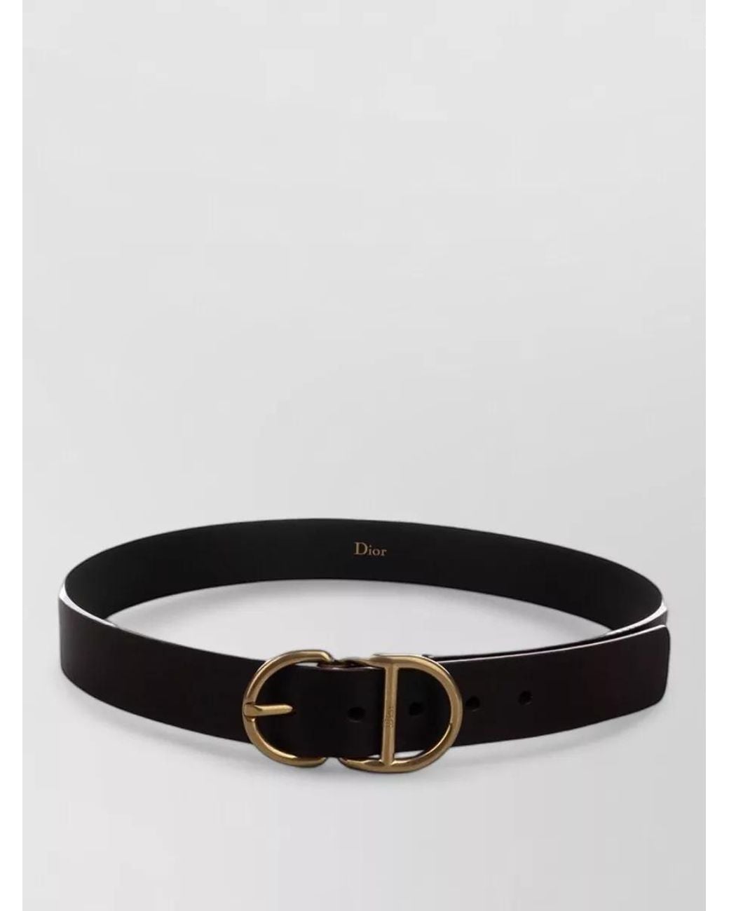 Dior Black Leather Belt for men