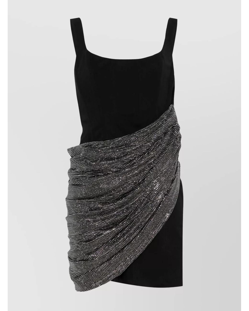 GIUSEPPE DI MORABITO Black Viscose Mini Dress