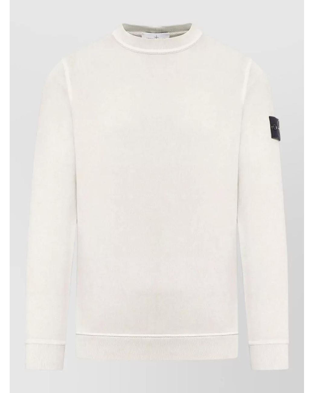 Stone Island Natural Cotton Crewneck Sweatshirt for men