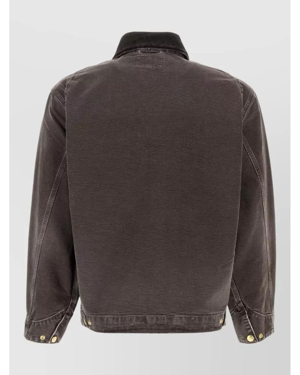 Carhartt Gray Denim Single-Breasted Jacket for men
