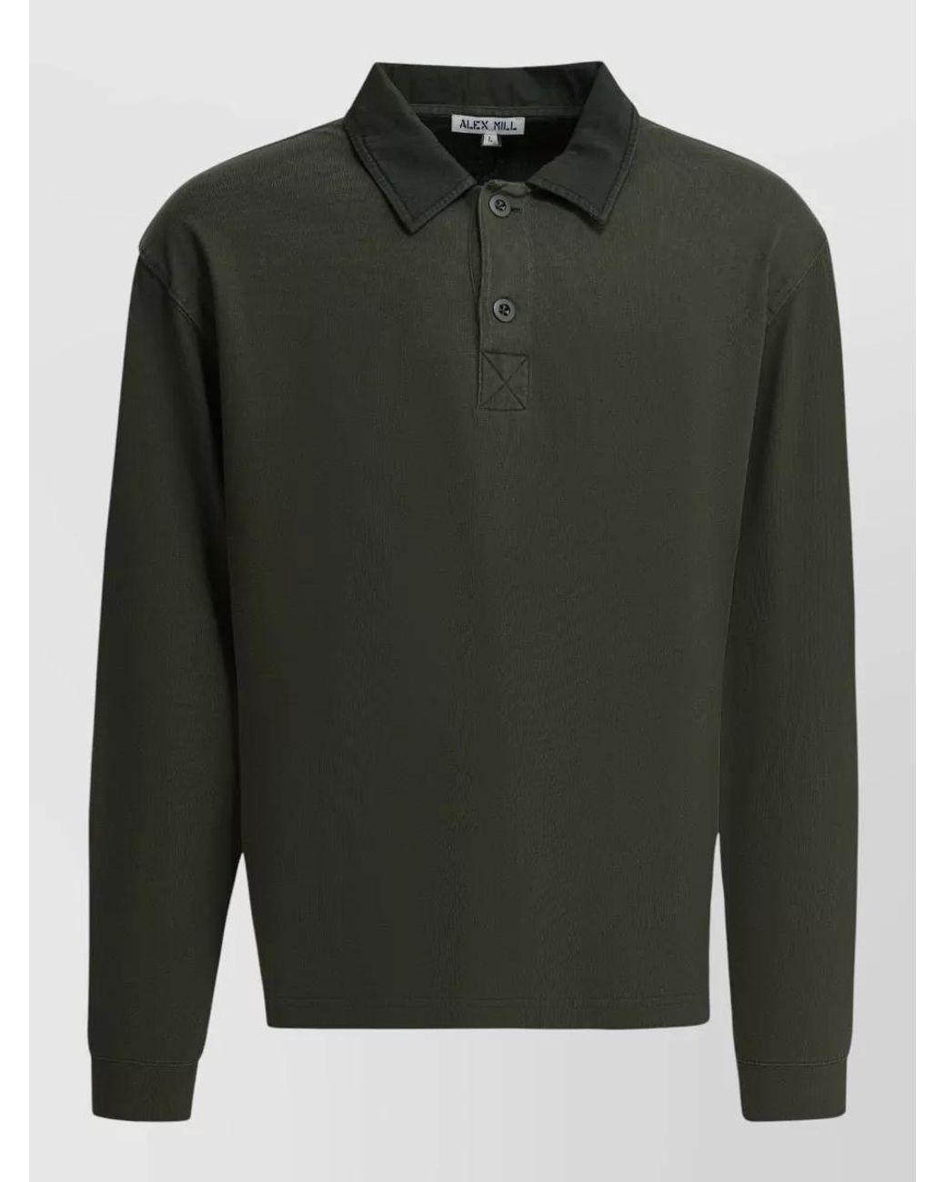 Alex Mill Green Cotton Polo Shirt for men