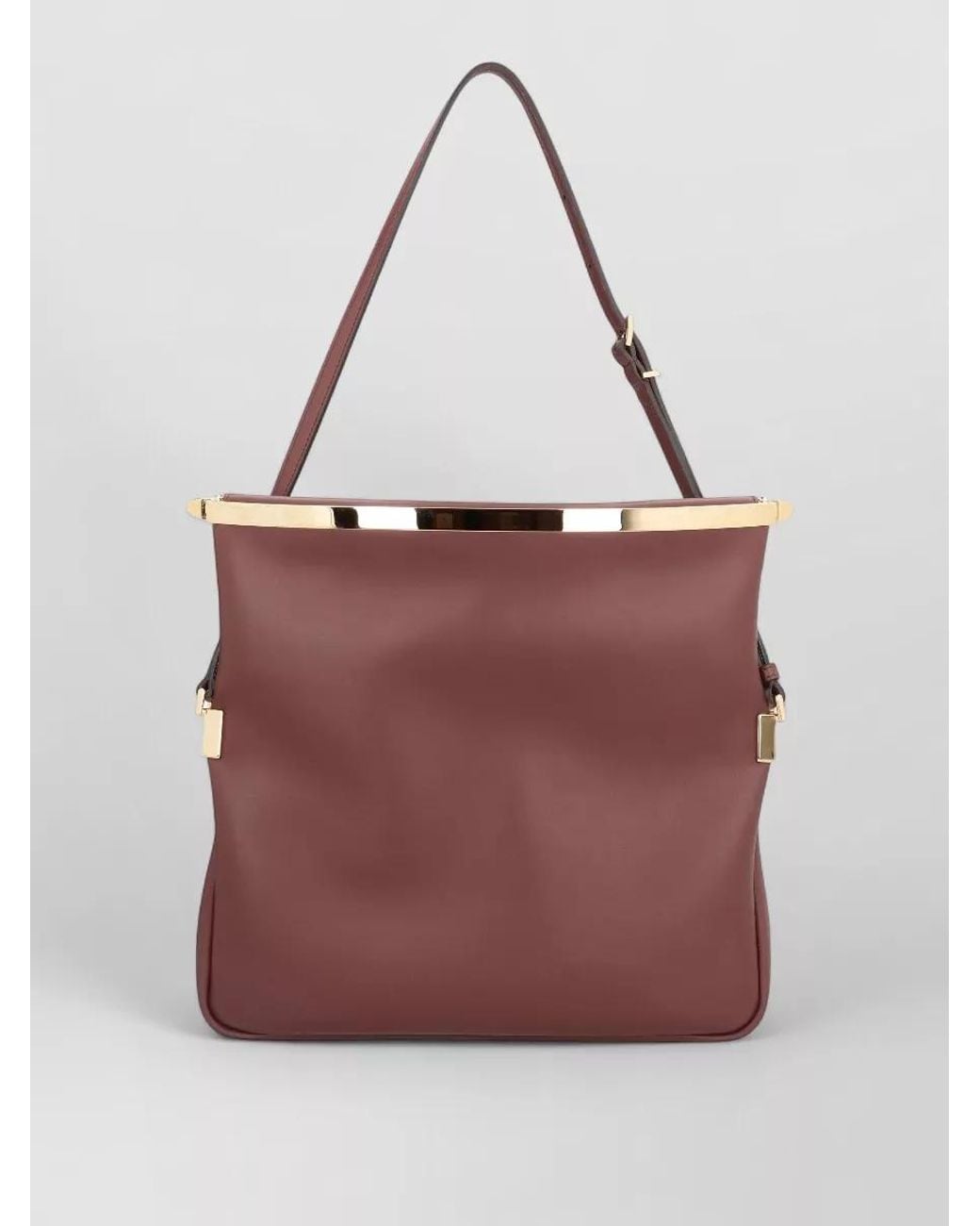 Tod's Red Leather Shoulder Bag