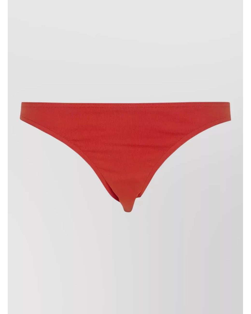 Eres Red Mid-Rise Bikini Bottom