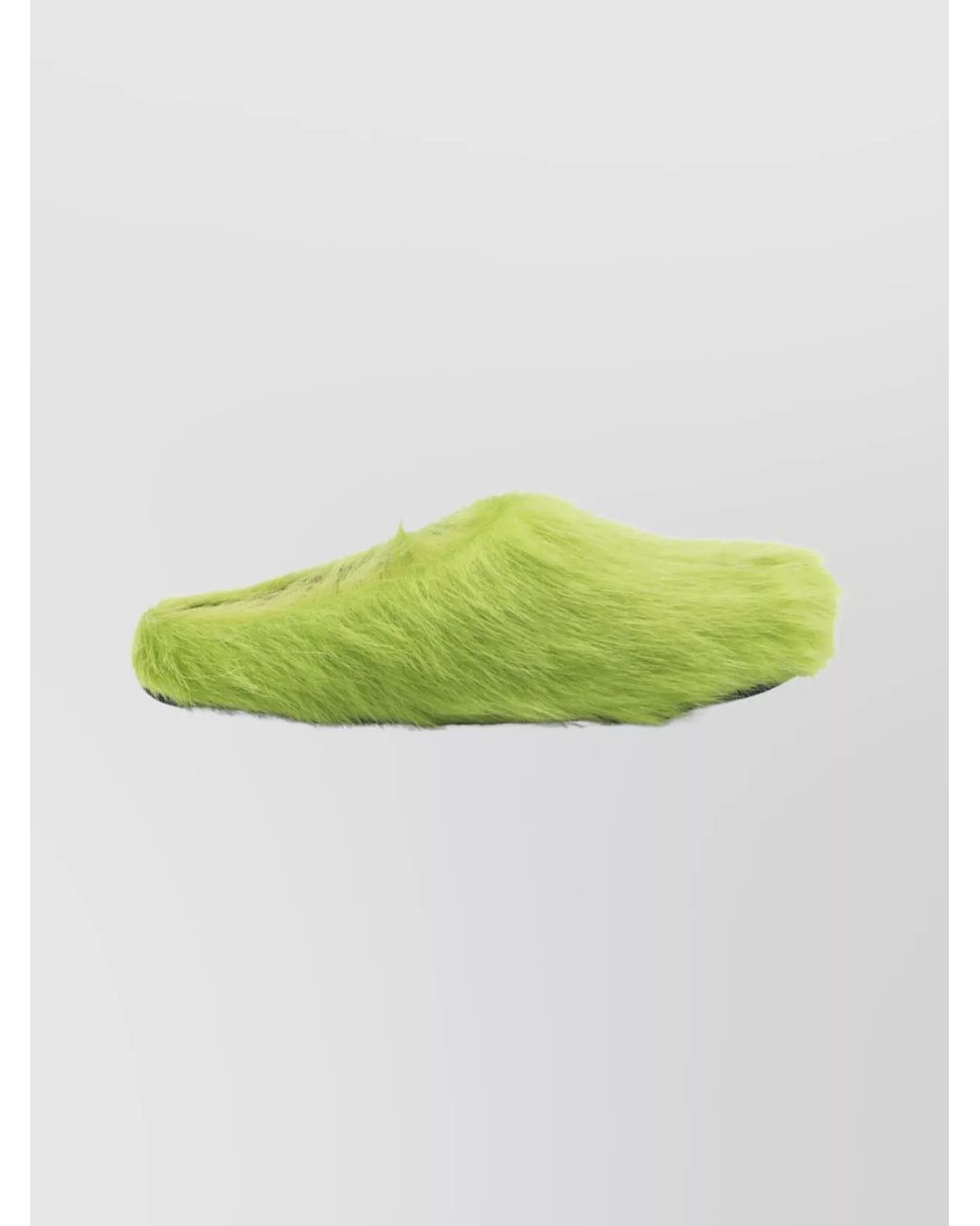 Marni Green Calf Hair Sabots for men