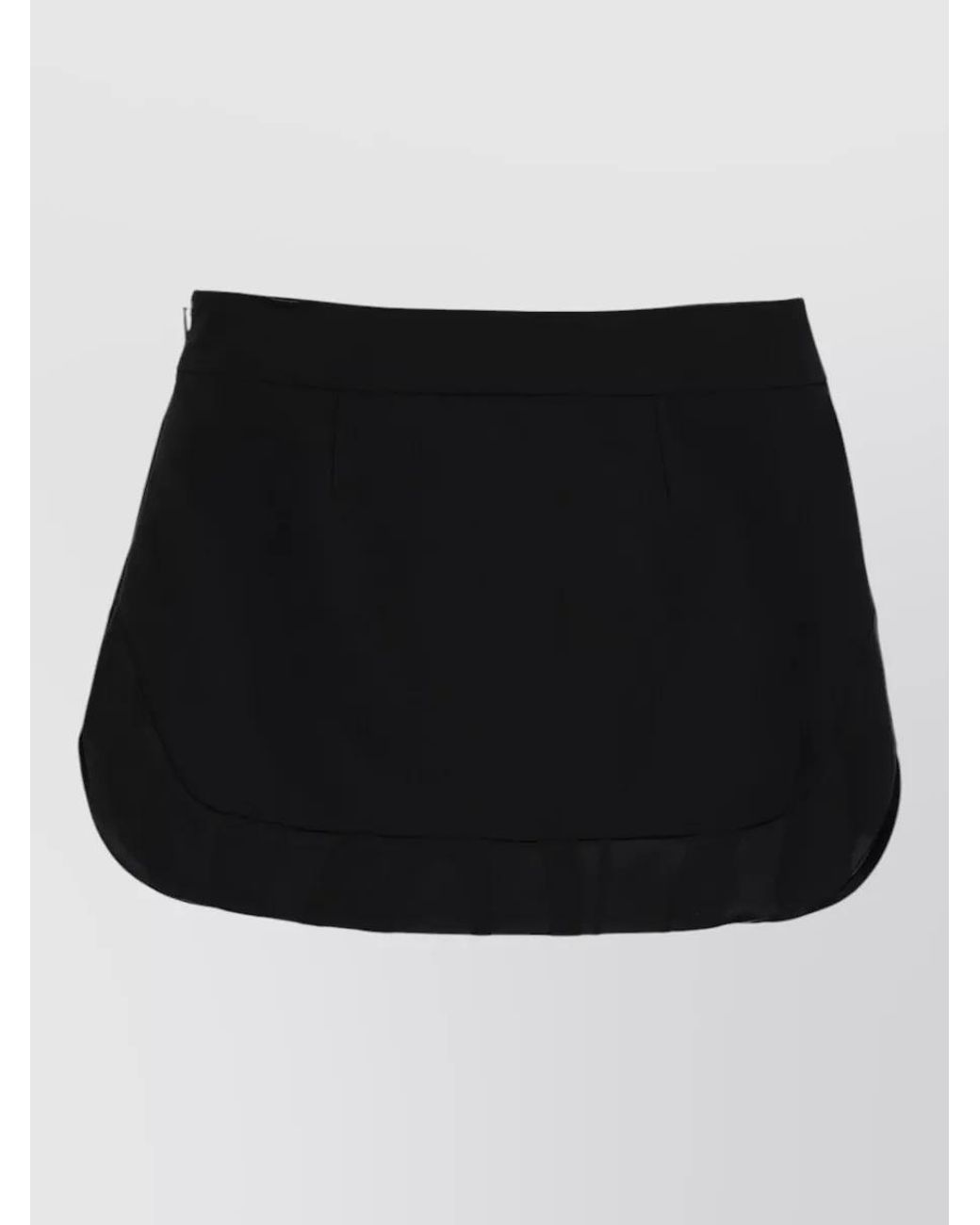Emilio Pucci Black Wool Mini Skirt