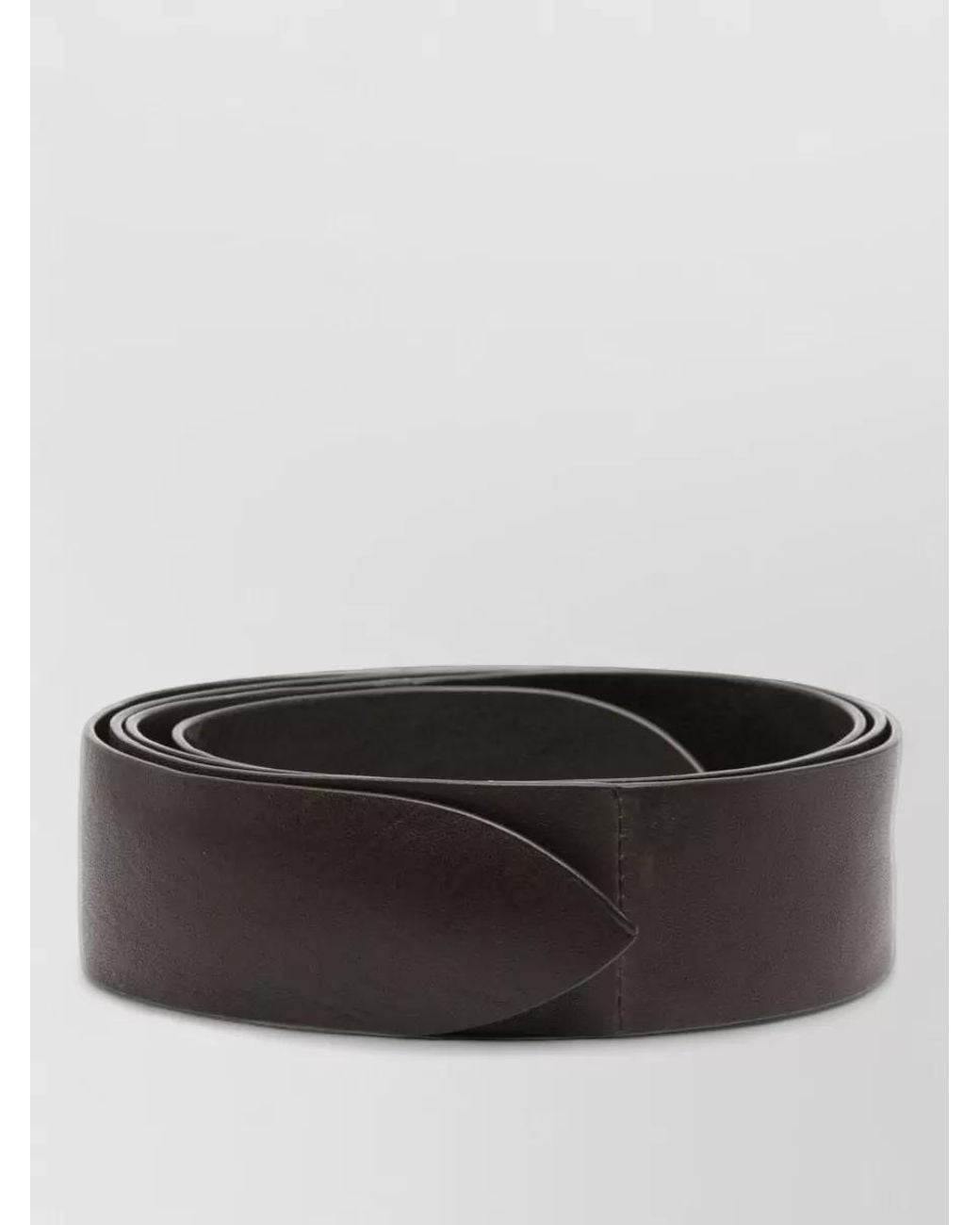 Cortana Gray Leather Belt