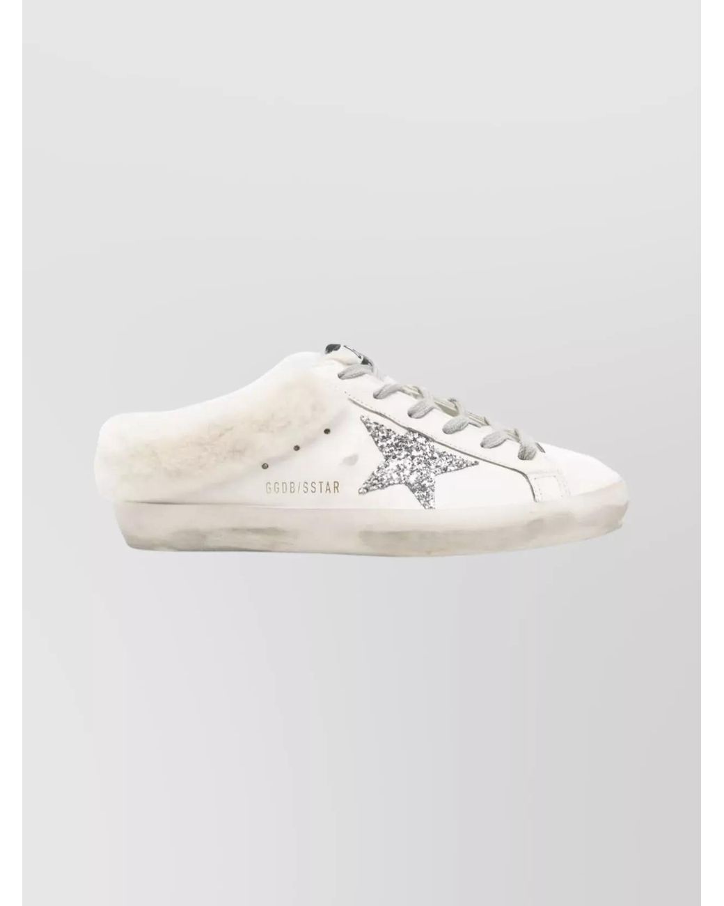 Golden Goose Deluxe Brand White Leather Slip-On Sabot Sneakers