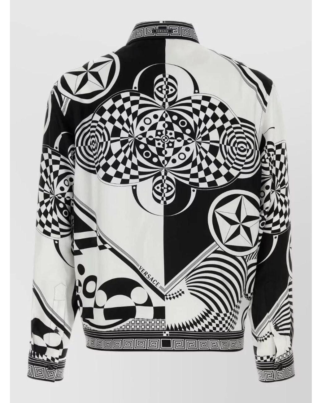 Versace Black Silk Shirt for men