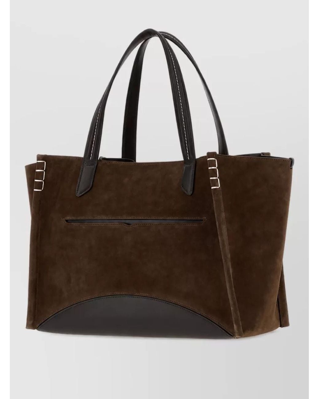 J.W. Anderson Brown Loafer Bag Suede Leather Tote Bag