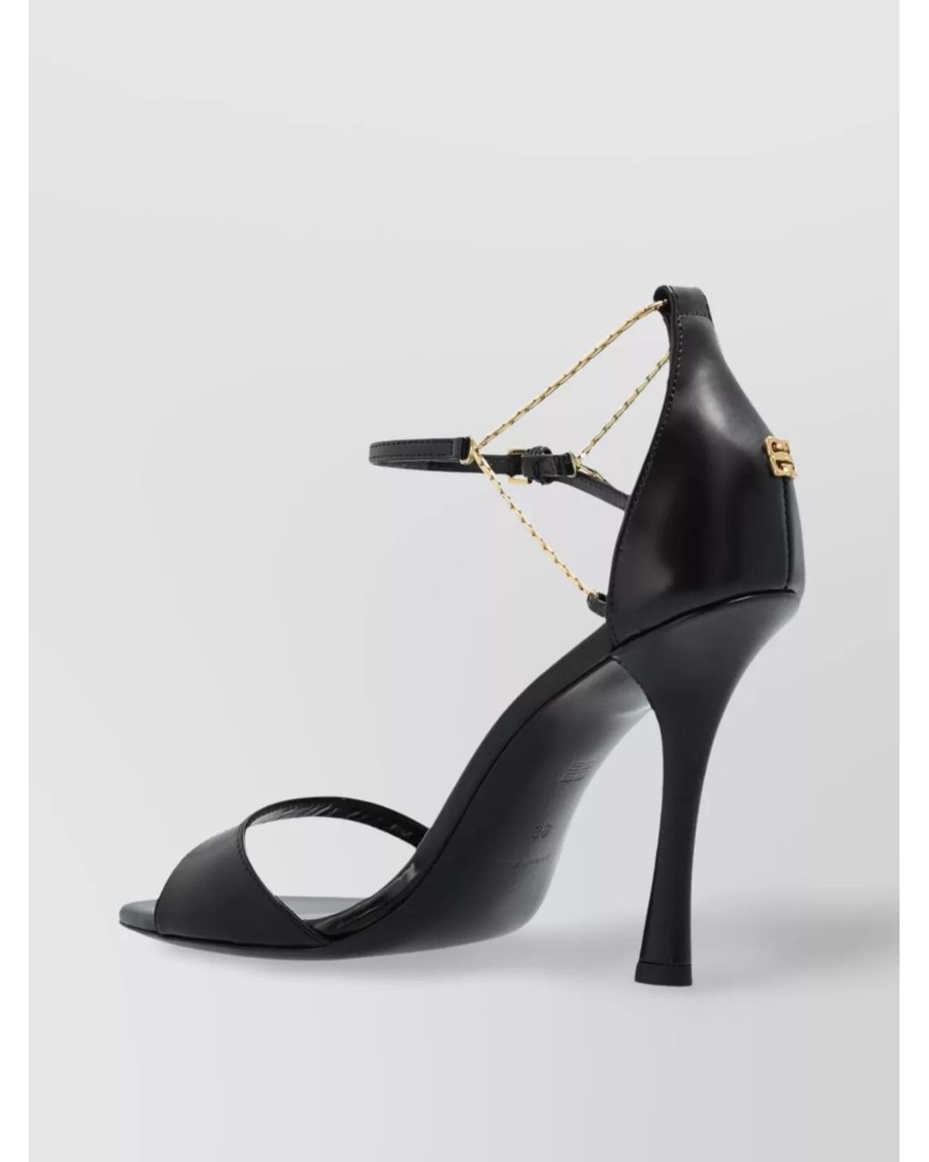 Givenchy Multicolor Leather Chain-Link High-Heel Sandals