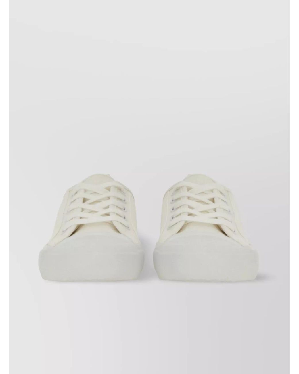 Studio Nicholson White Cotton Low-Top Sneakers for men