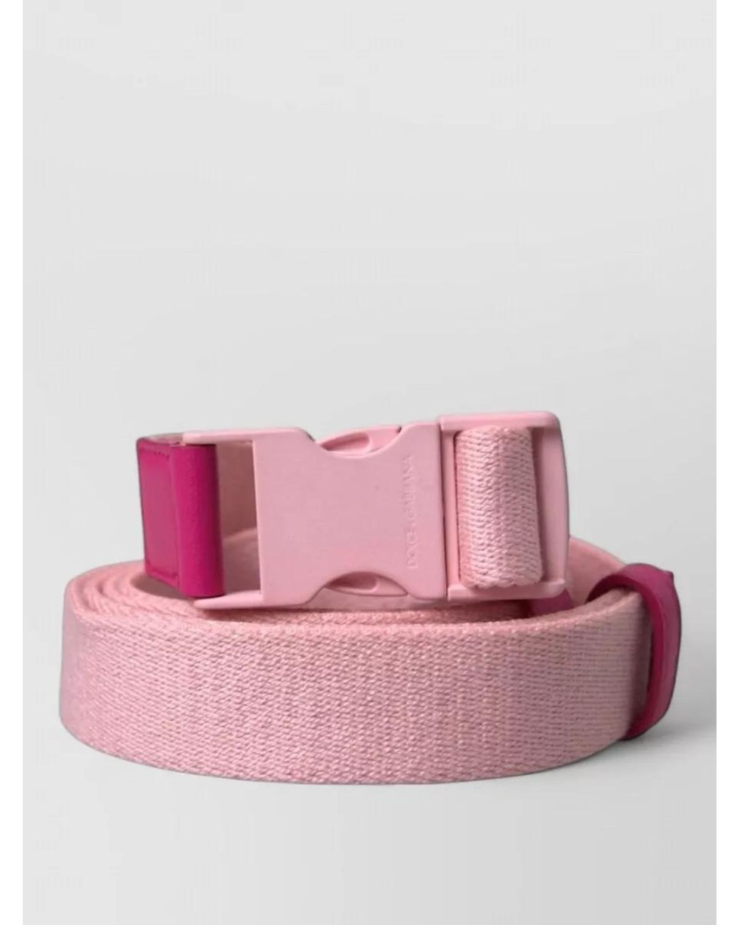 Dolce & Gabbana Pink Canvas Belt