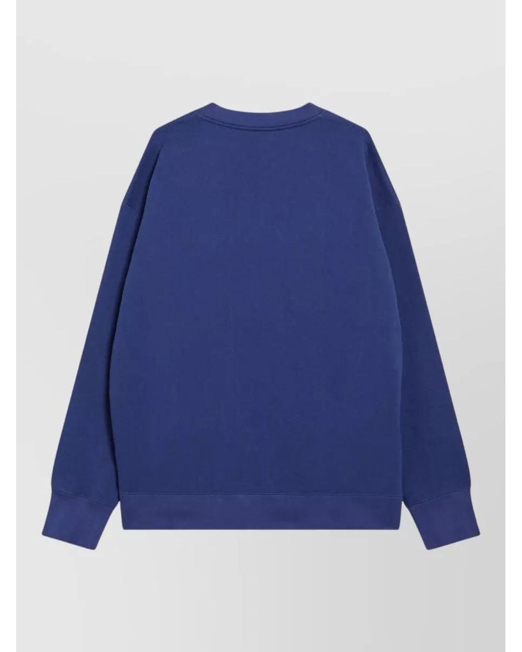 Valentino Blue Cotton Sweatshirt for men