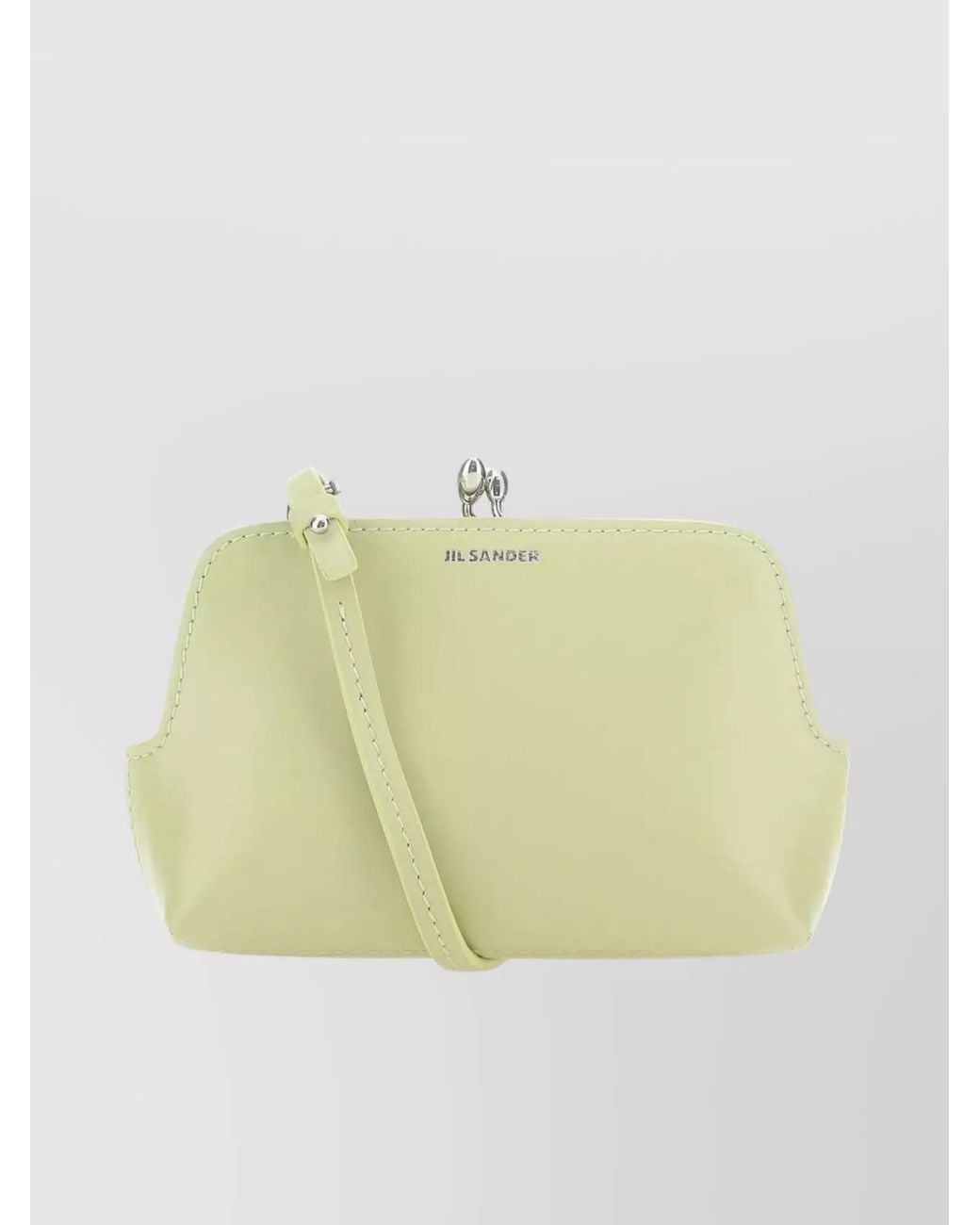 Jil Sander Natural Goji Micro Leather Crossbody Bag