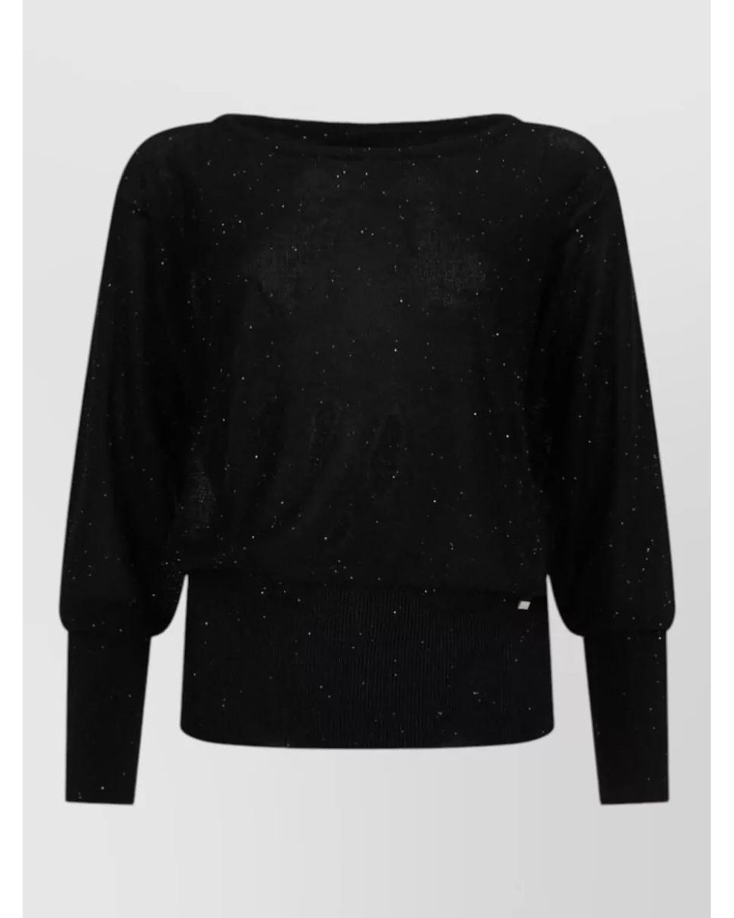 Herno Black Sequined Jumper
