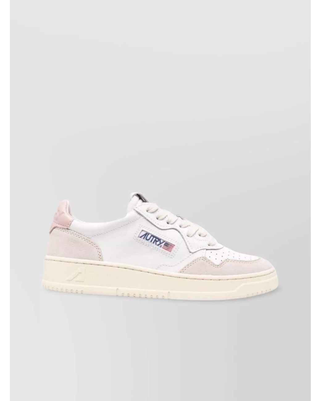 Autry Natural Leather Medalist Low-Top Sneakers