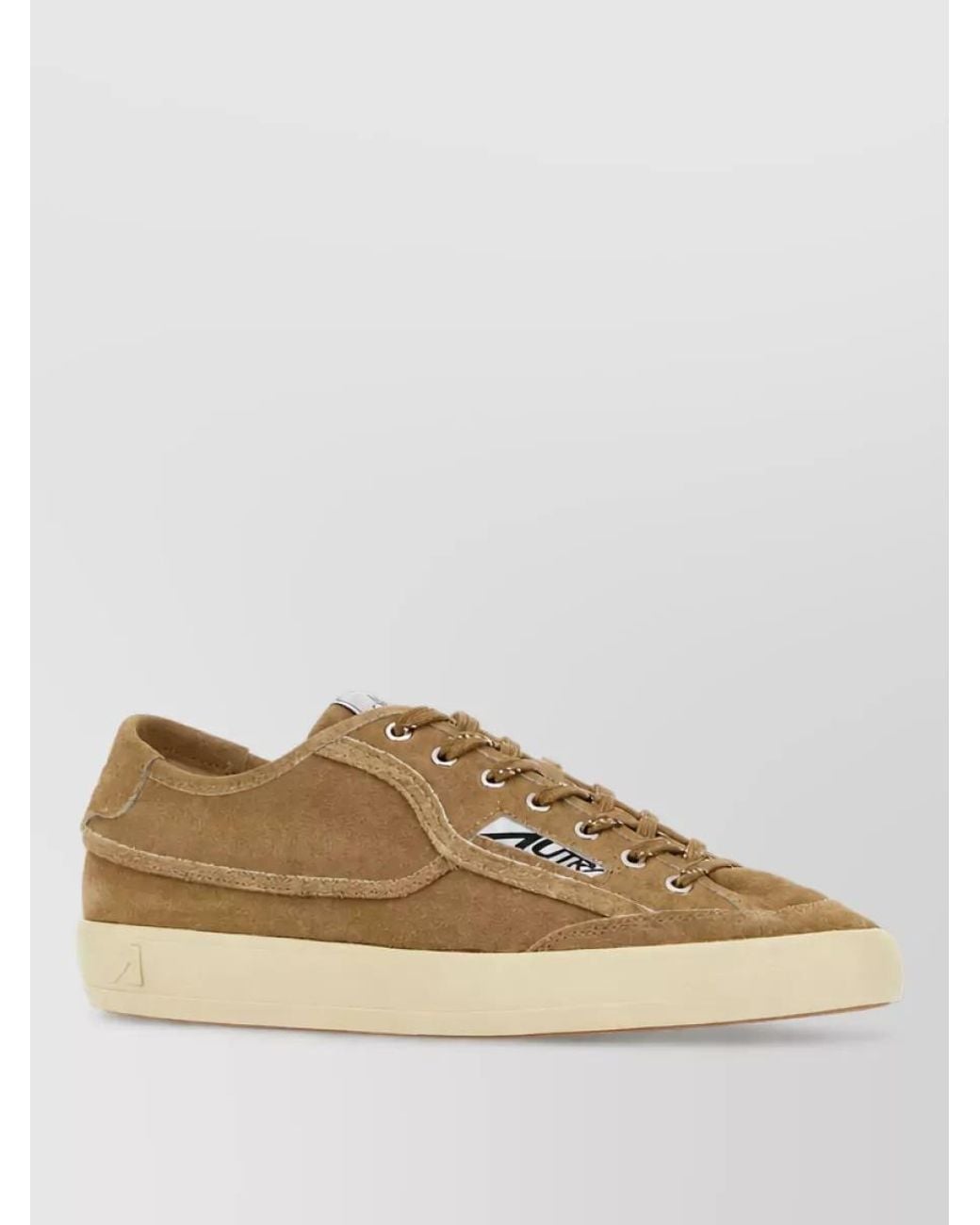 Autry Brown Suede Lace-Up Sneakers for men