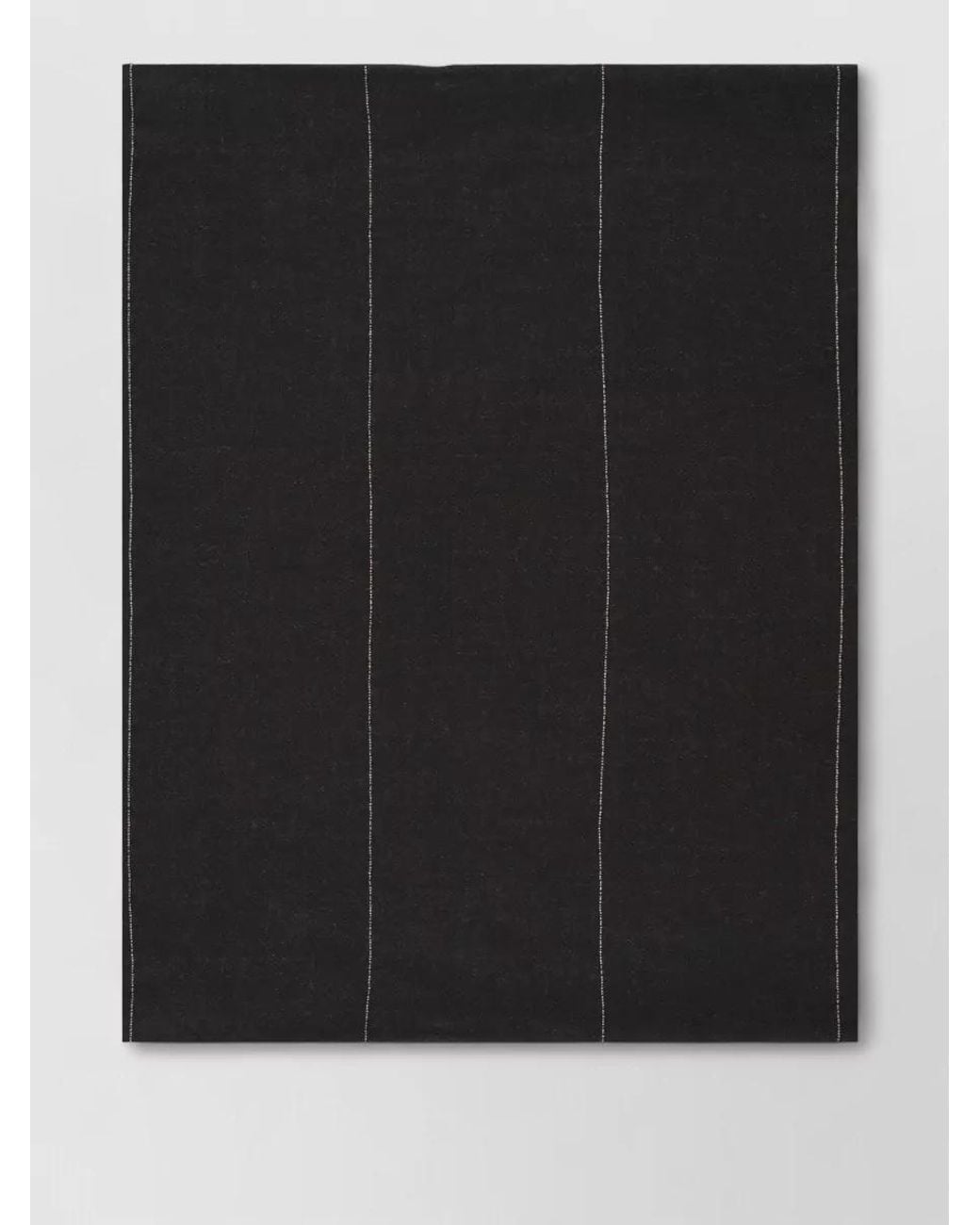 Peserico Black Wool Beaded Square Scarf