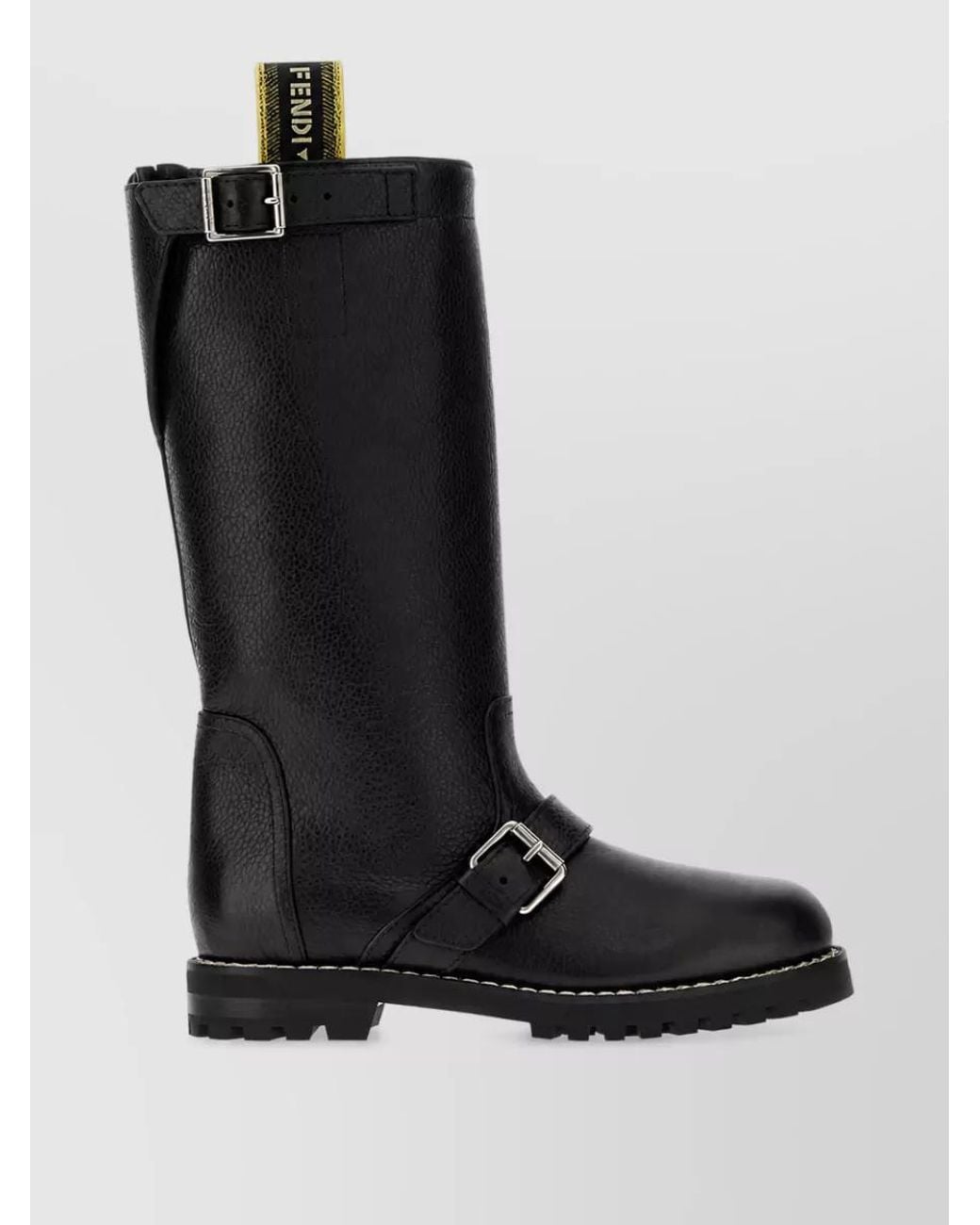 Fendi Black Leather Boots
