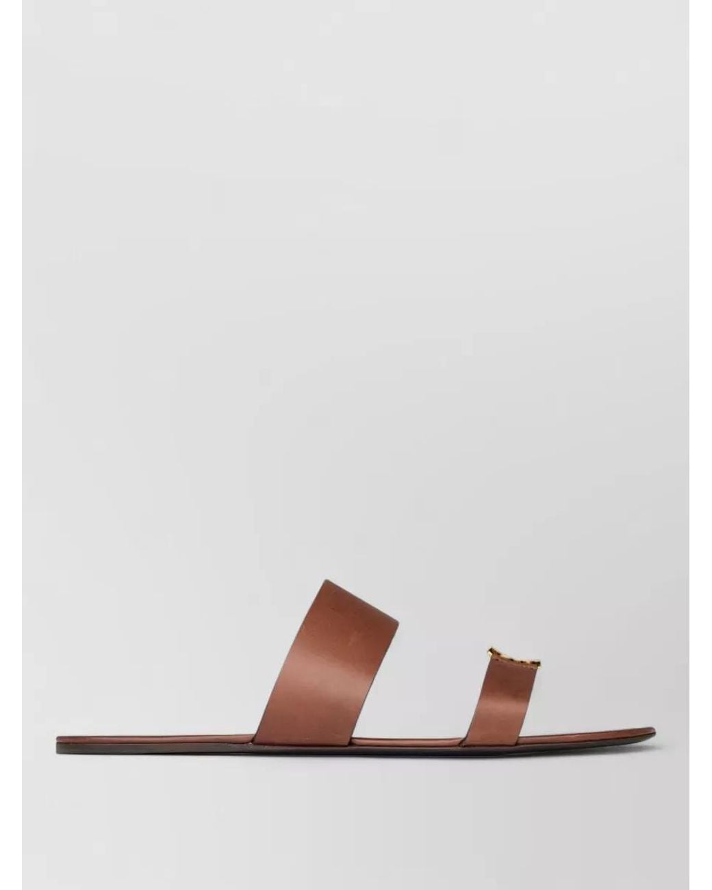 Saint Laurent Multicolor Leather Babylone Sandals