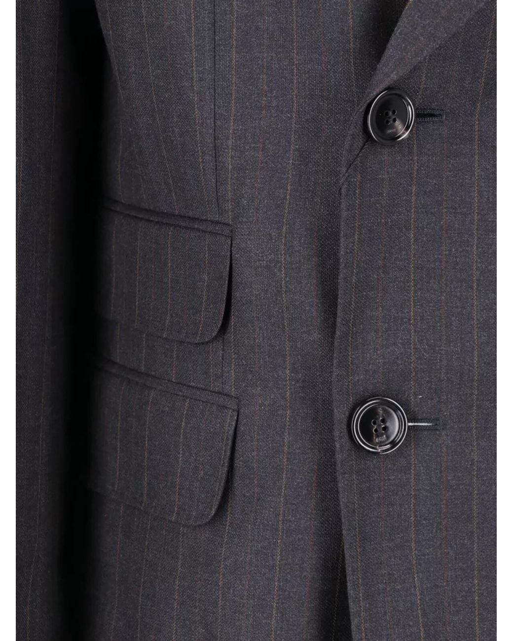 AMI Black Virgin Wool Blazer for men