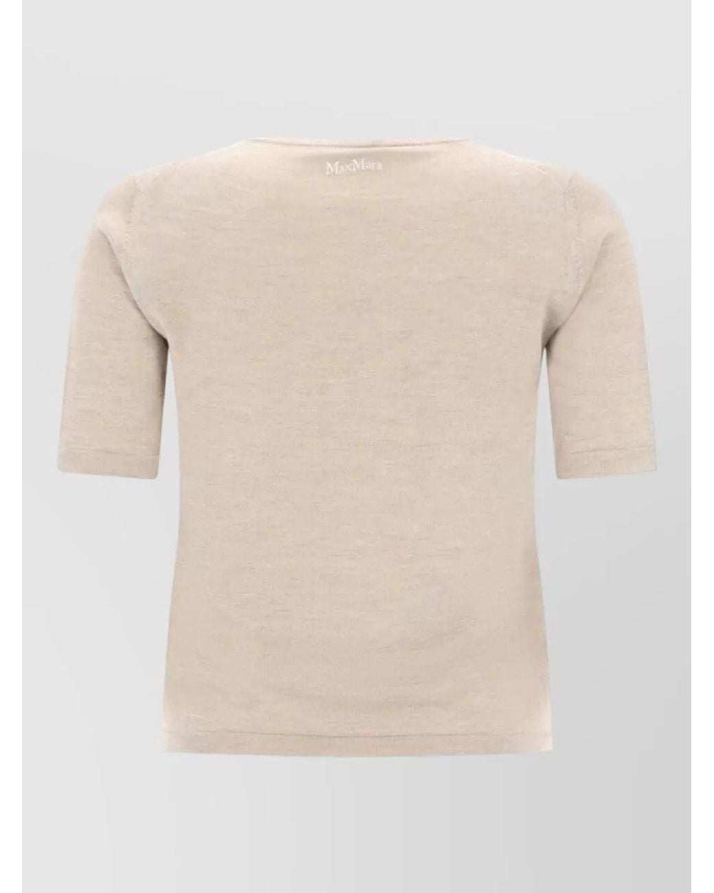 Max Mara Natural Silk Cashmere Knitted Top