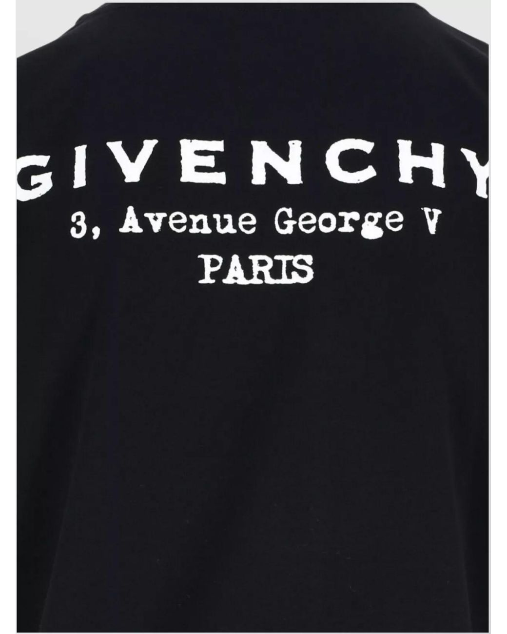 Givenchy Black Cotton Logo Print Short Sleeve T-Shirt