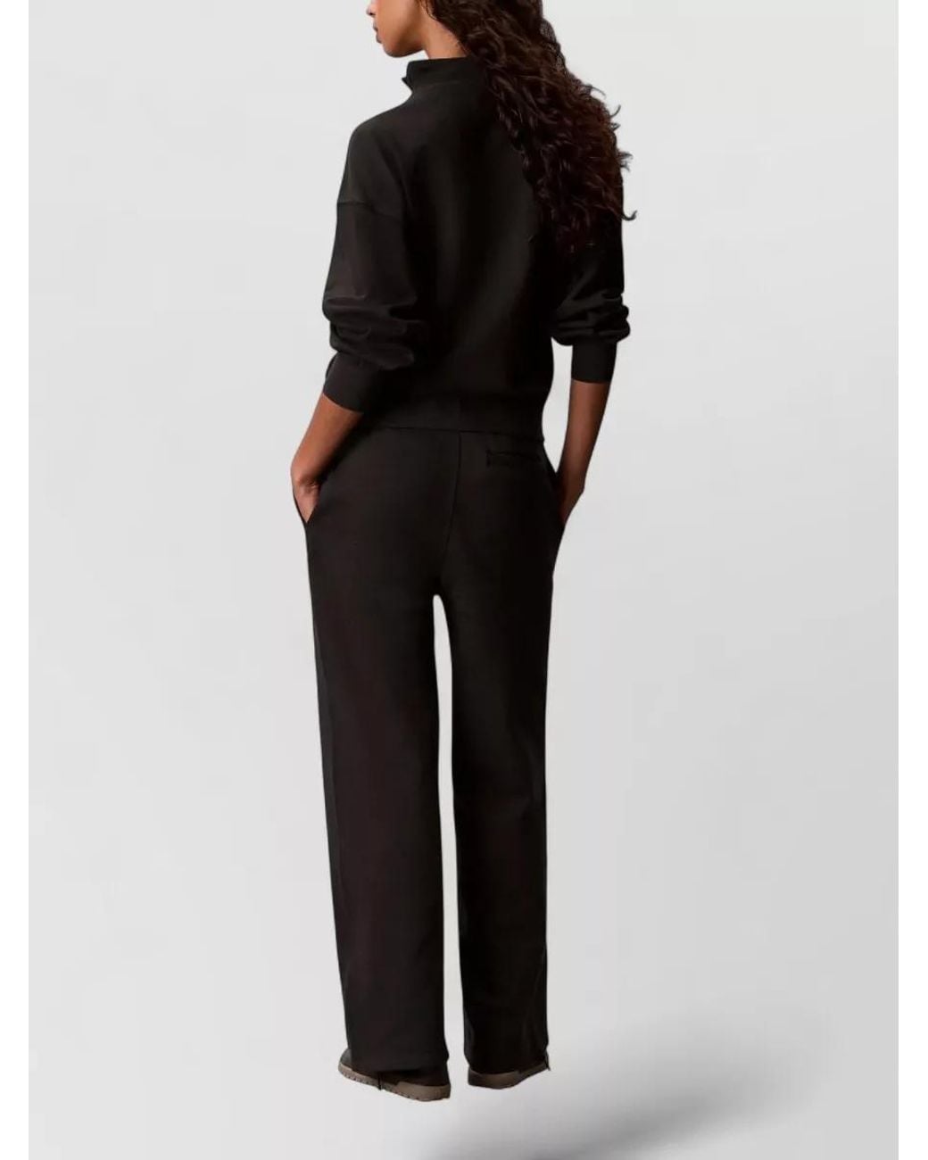 Calvin Klein Black Cotton Lounge Trousers