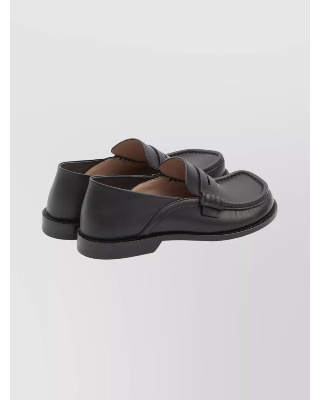Loewe Multicolor Leather Campo Flap Back Loafers for men