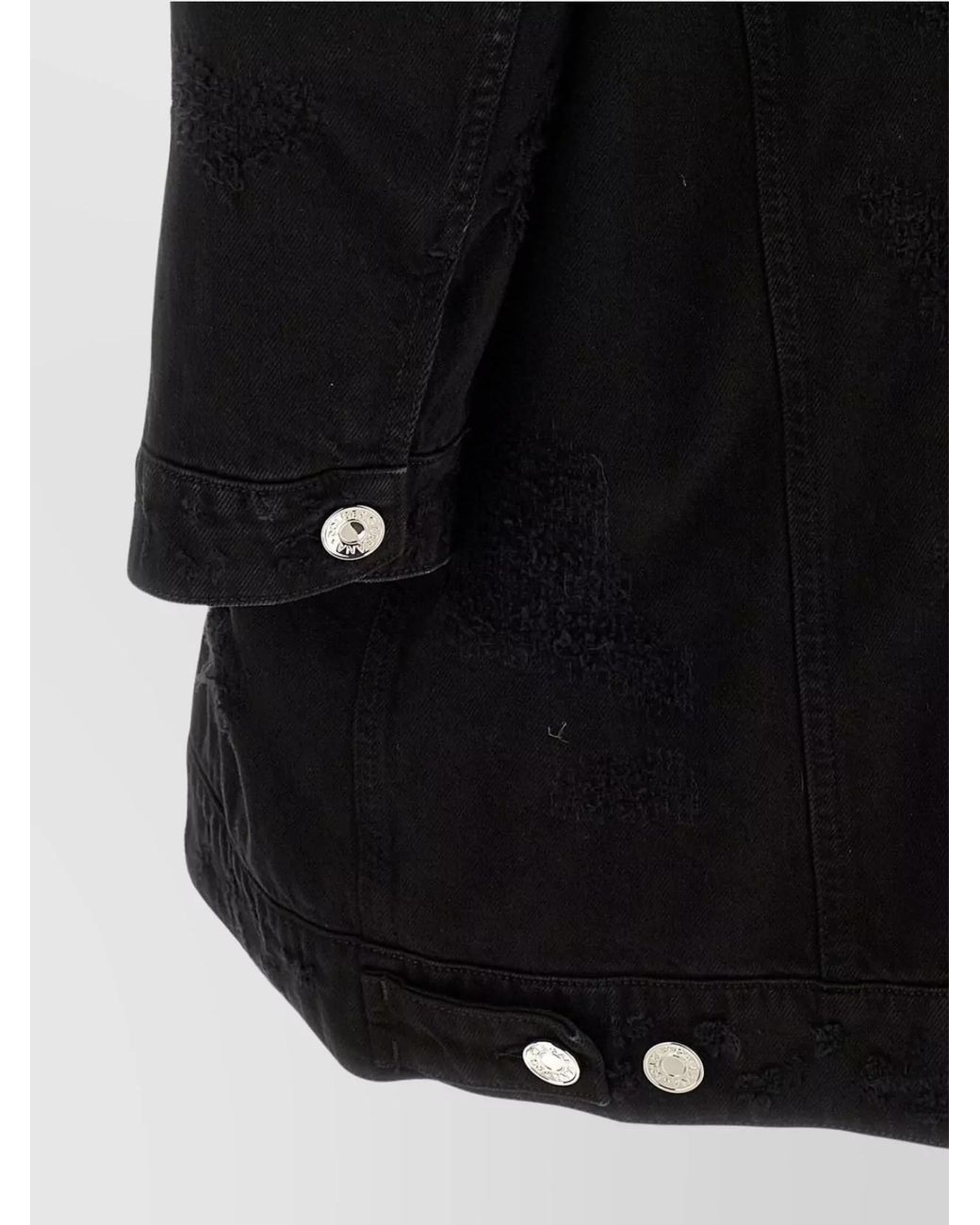 Dolce & Gabbana Black Denim Oversized Jacket