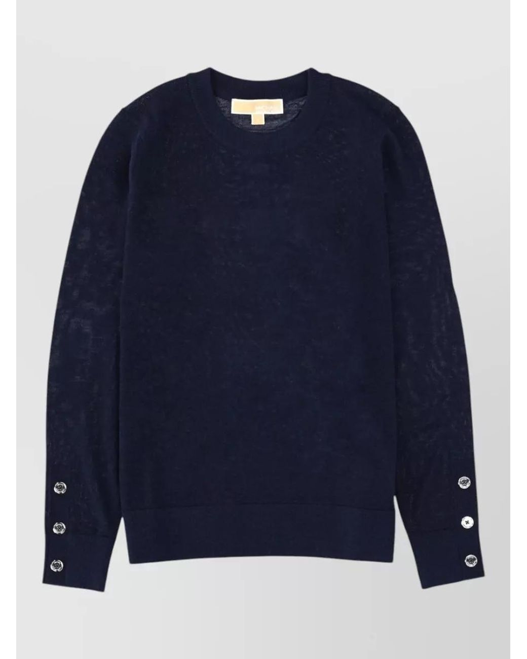 Michael Kors Blue Merino Wool Sweatshirt