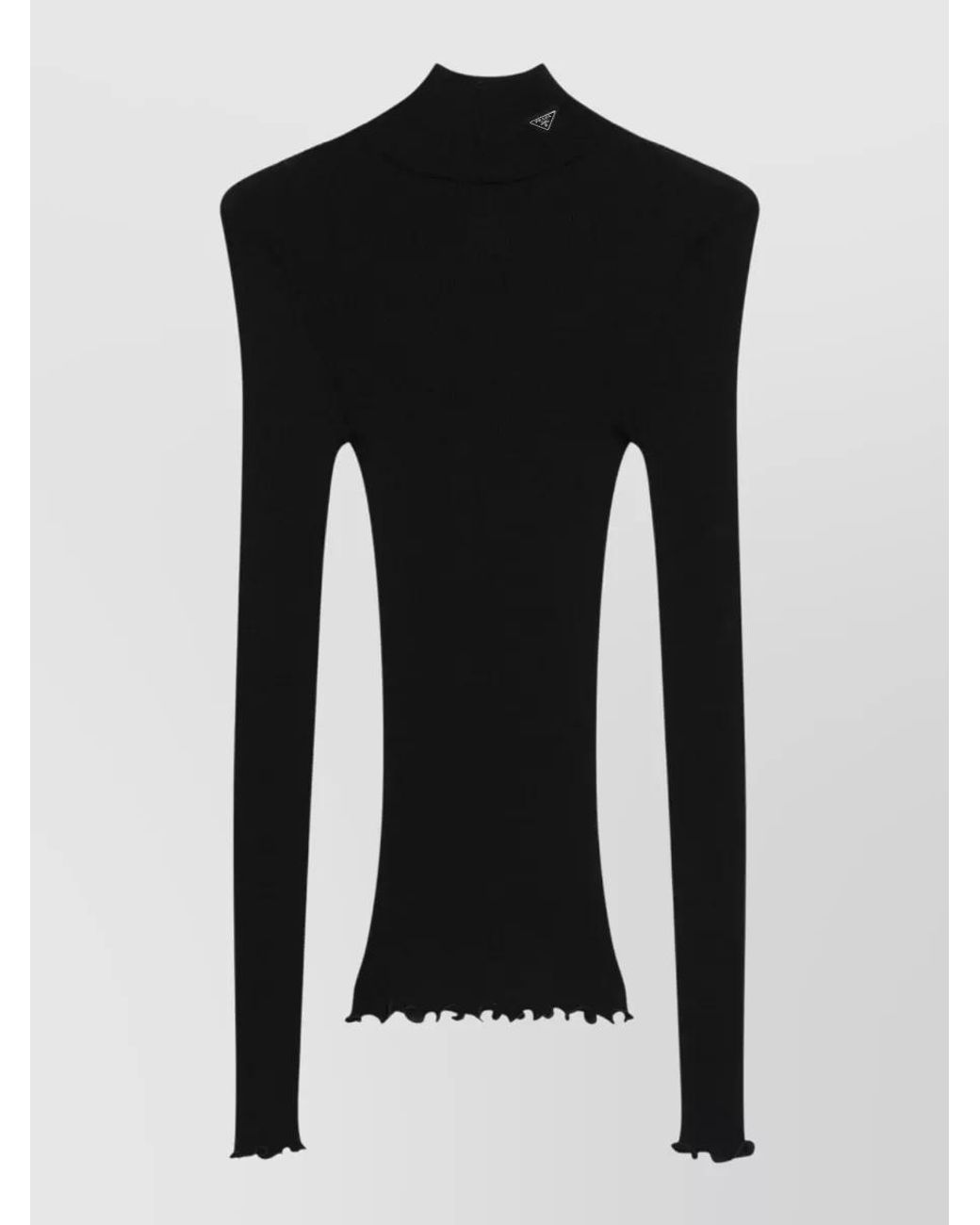 Prada Black Knitted Top