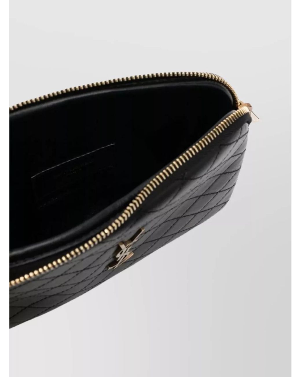 Saint Laurent Black Gaby Lamb Leather Shoulder Bag