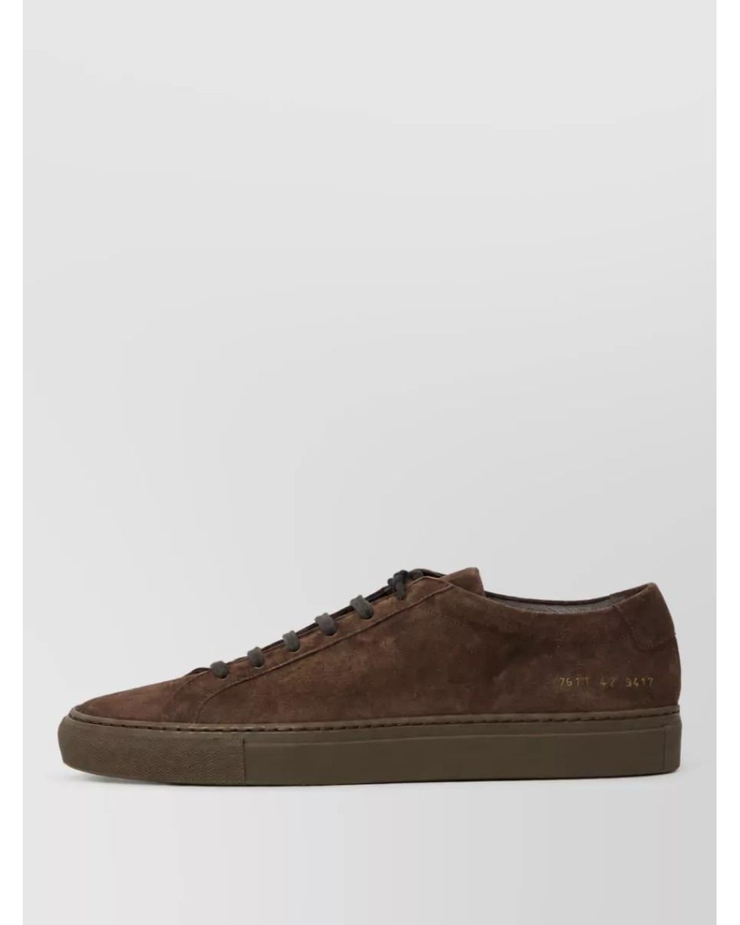 Common Projects Brown Leather Lace-Up Sneakers for men