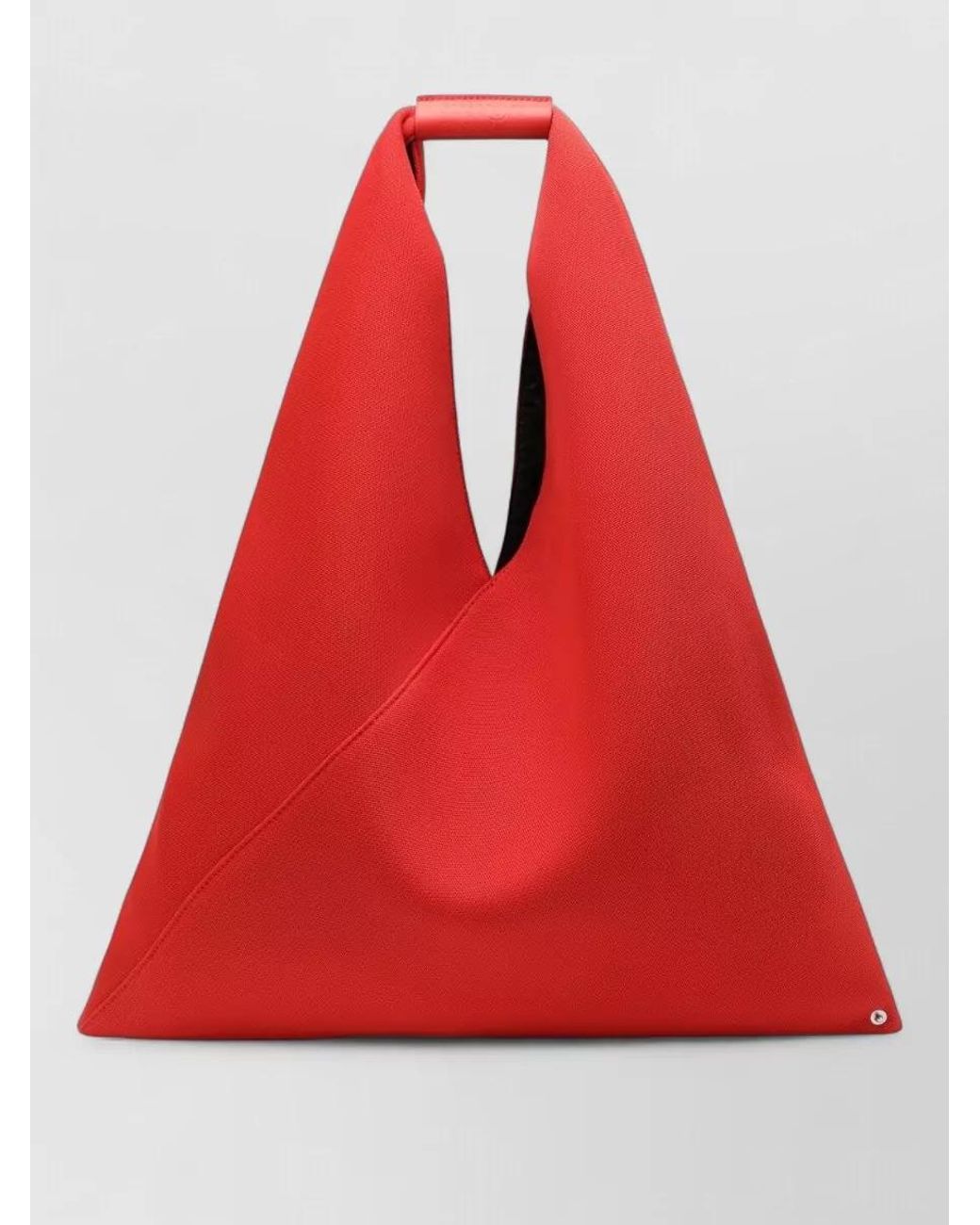 MM6 by Maison Margiela Red Japanese Medium Mesh Tote Bag