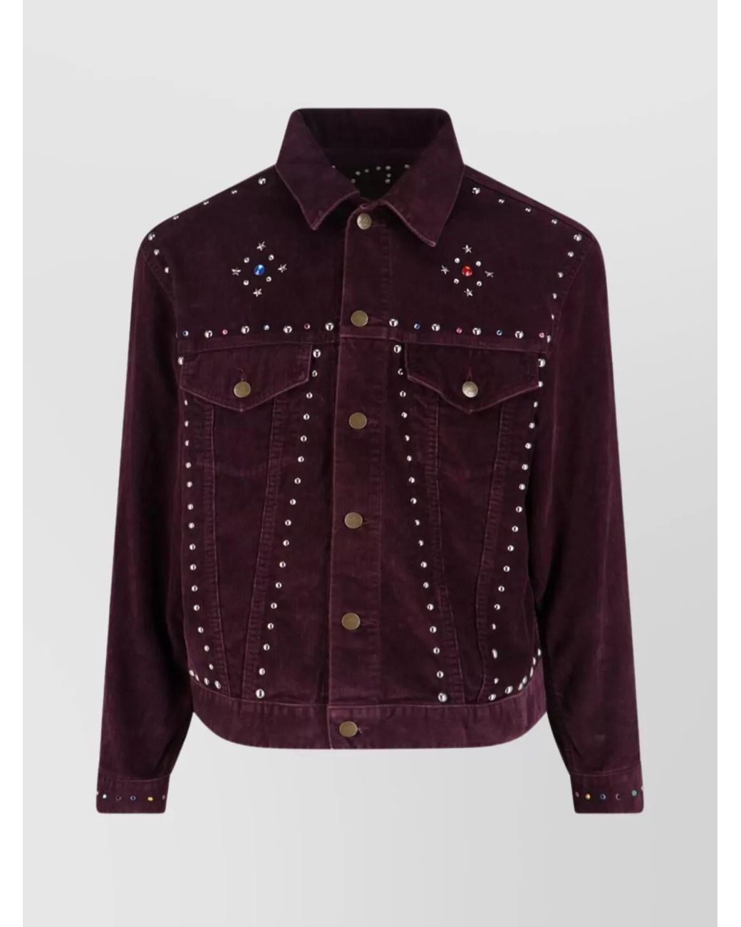 Needles Purple Corduroy Blazer for men