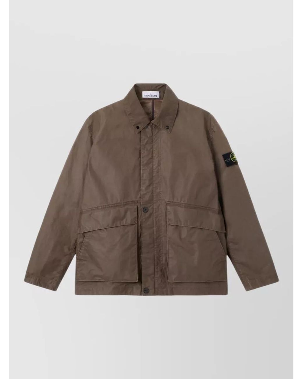 Stone Island Brown Lightweight Jacket for men
