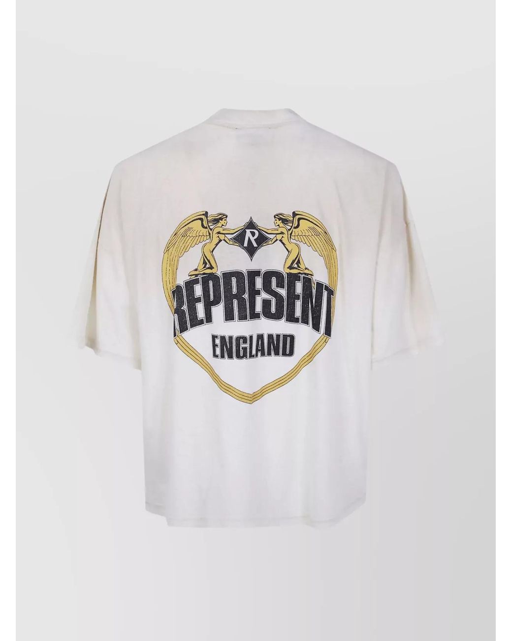 Represent White Angel Border T-Shirt for men