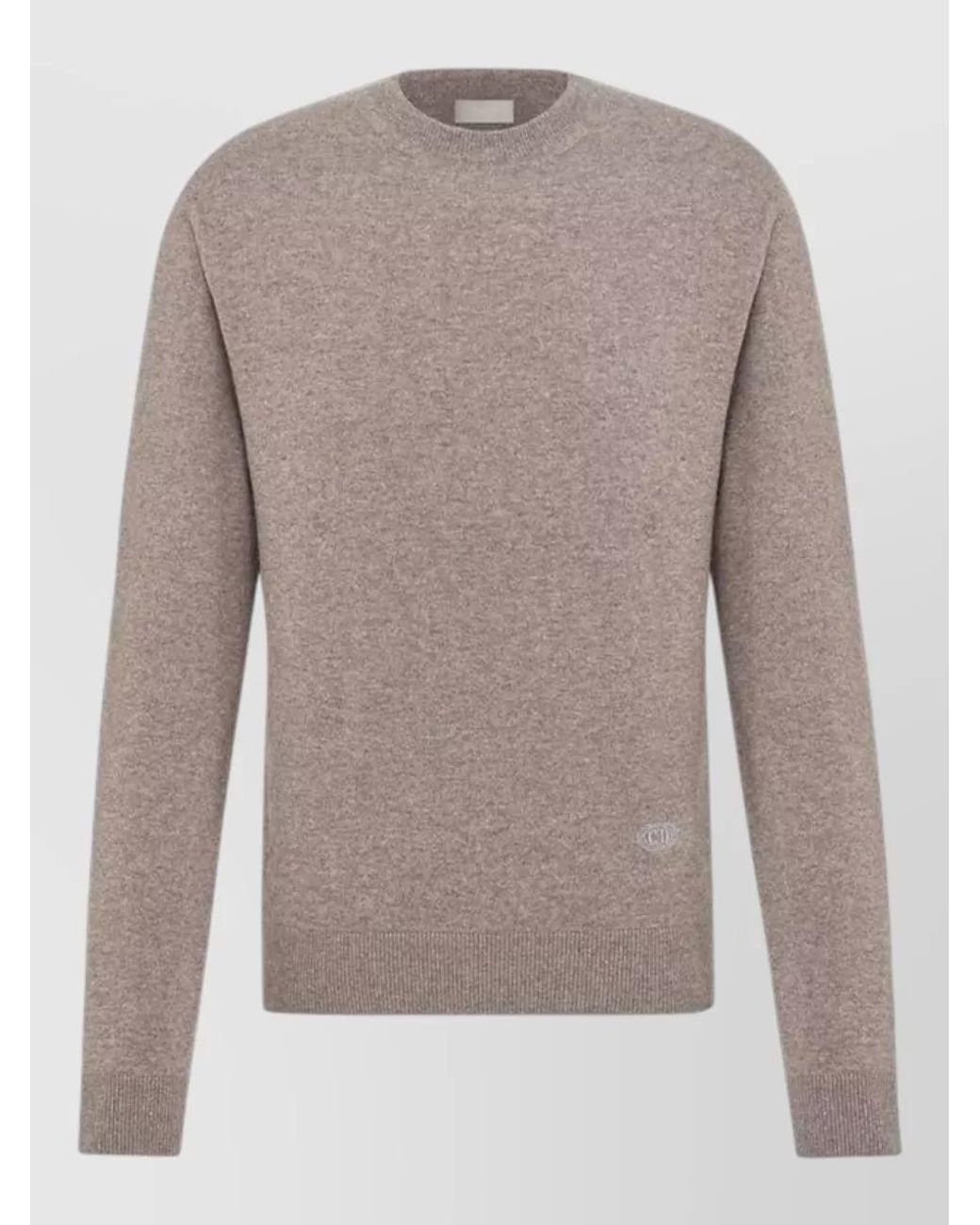 Dior Gray Knit Jumper for men