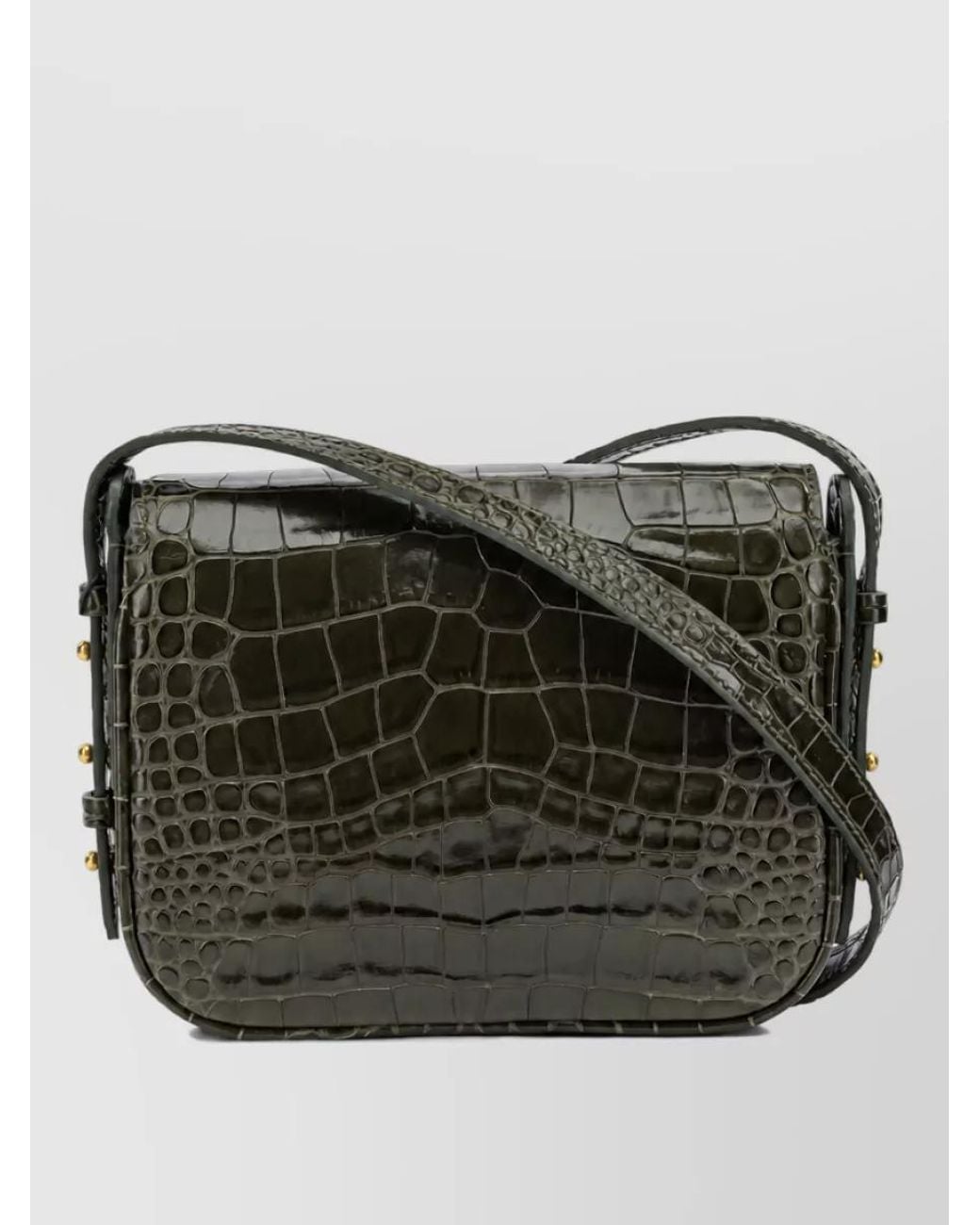 Soeur White Leather Small Crossbody Bag