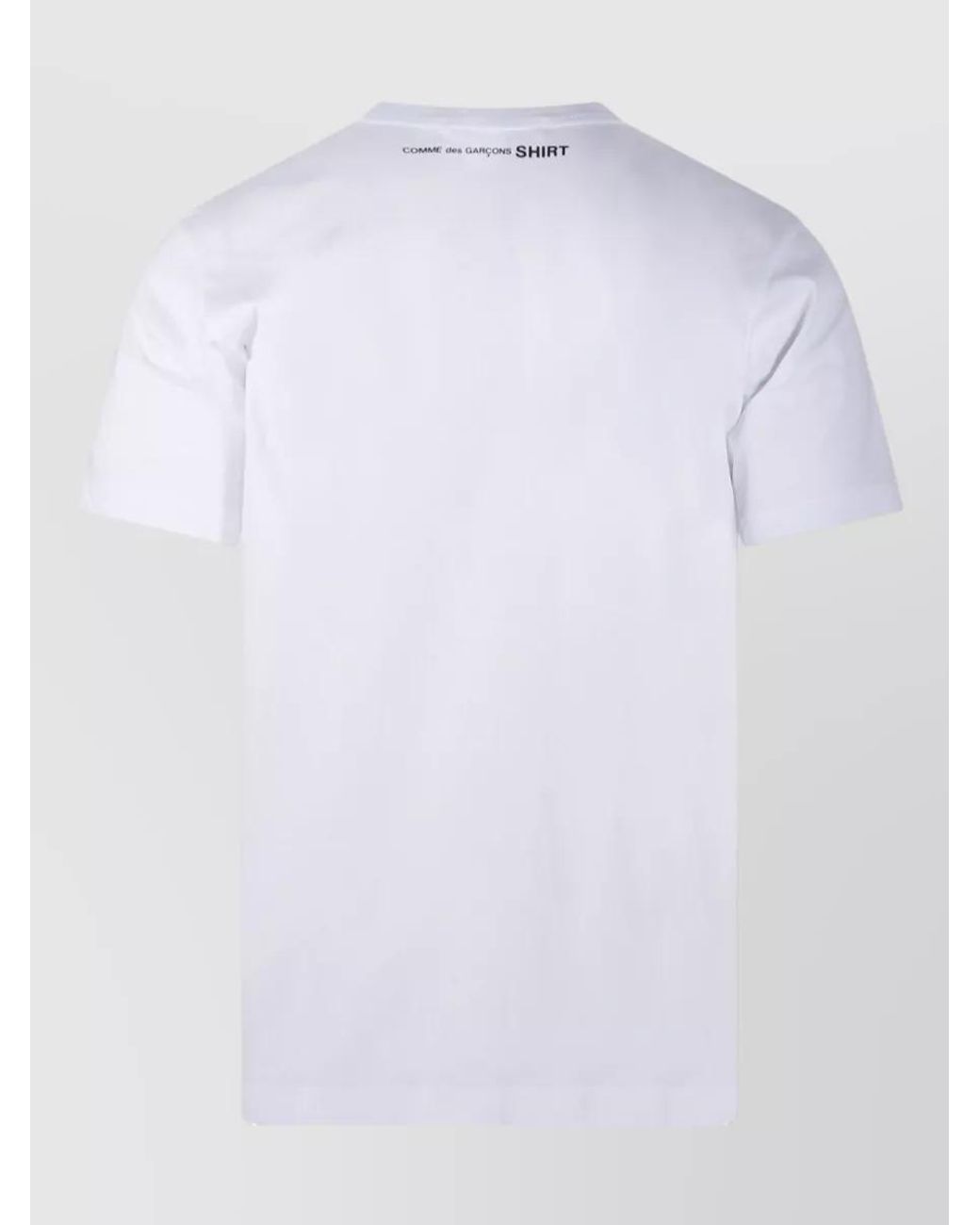 Comme des Garçons White Cotton Short-Sleeve Crewneck T-Shirt for men