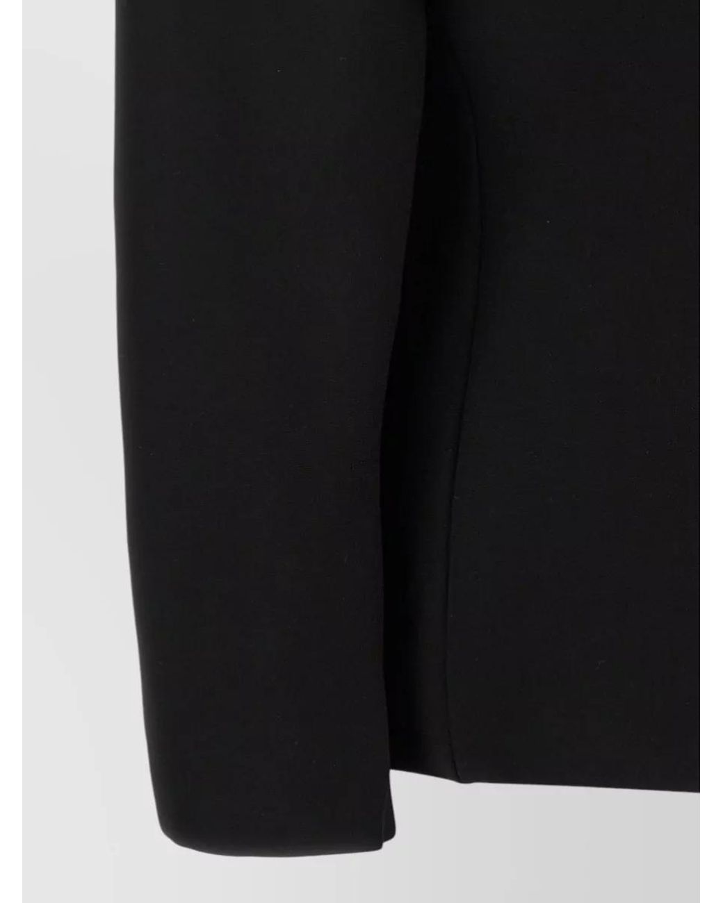 Jacquemus Black La Veste Ovalo V-Neck Tailored Blazer
