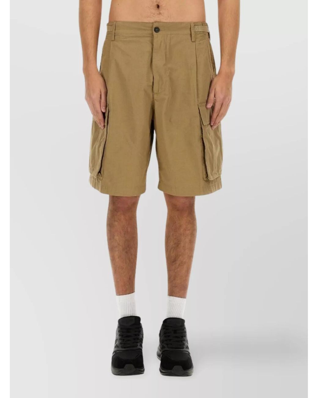 DSquared² Natural Cotton Cargo Shorts for men