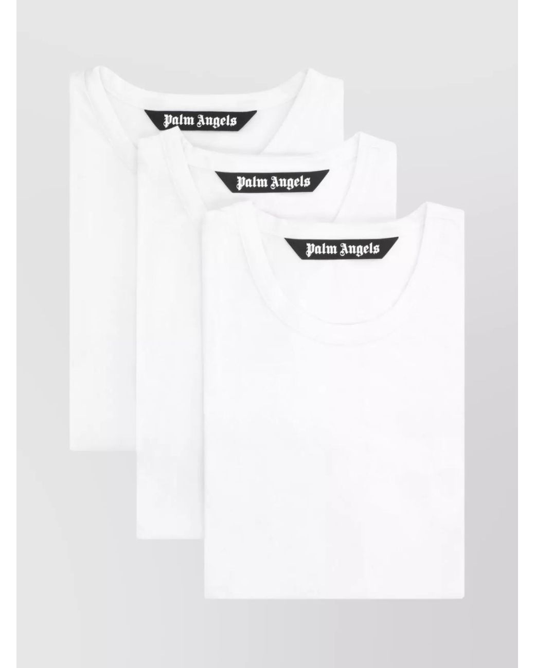 Palm Angels White Set Of Three Short-Sleeve T-Shirts for men
