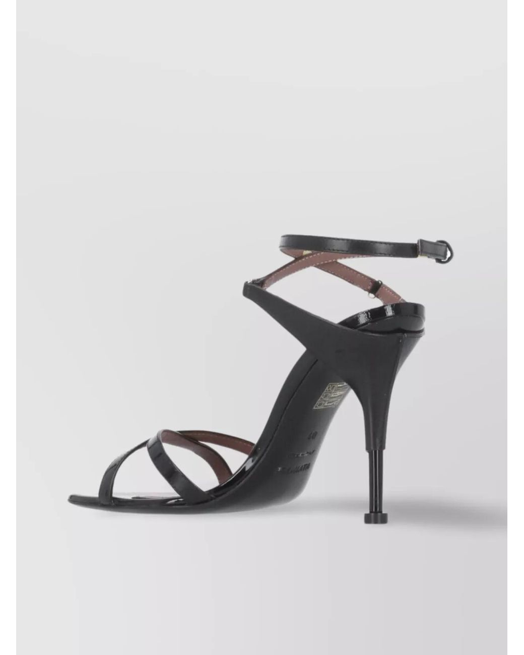 Premiata Metallic Leather High Heel Sandals
